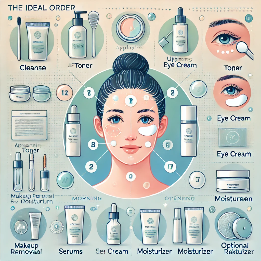 Skin Car Routine Order The Ideal Order of Skincare Routine for Glowing and Healthy Skin