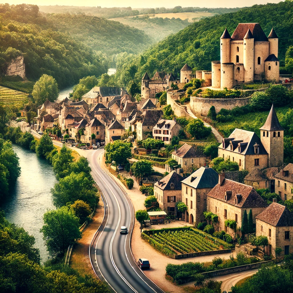 Scenic drives in France