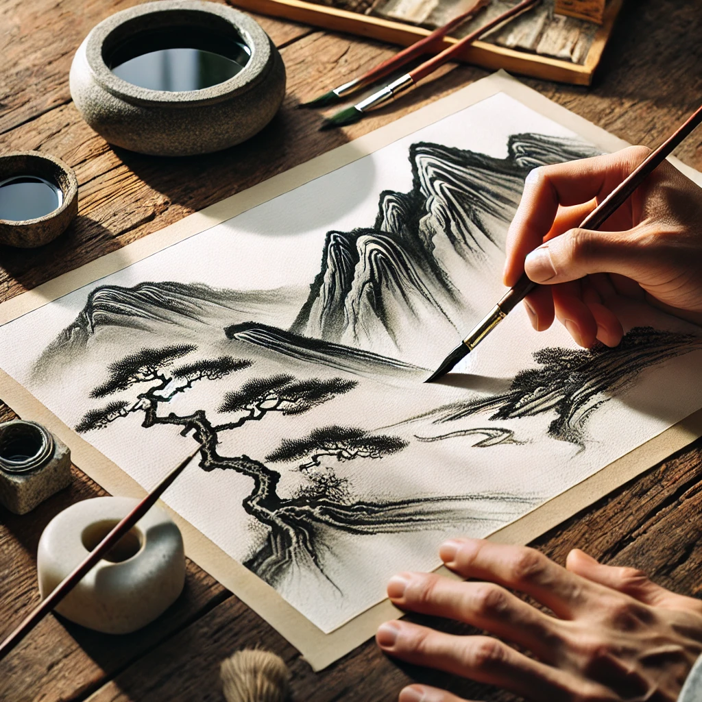 Chinese Ink Abstract Exploring Chinese Ink Painting: A Timeless Art Form