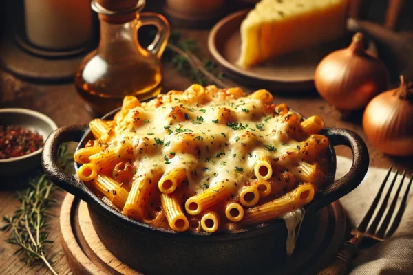 one-pot French onion pasta