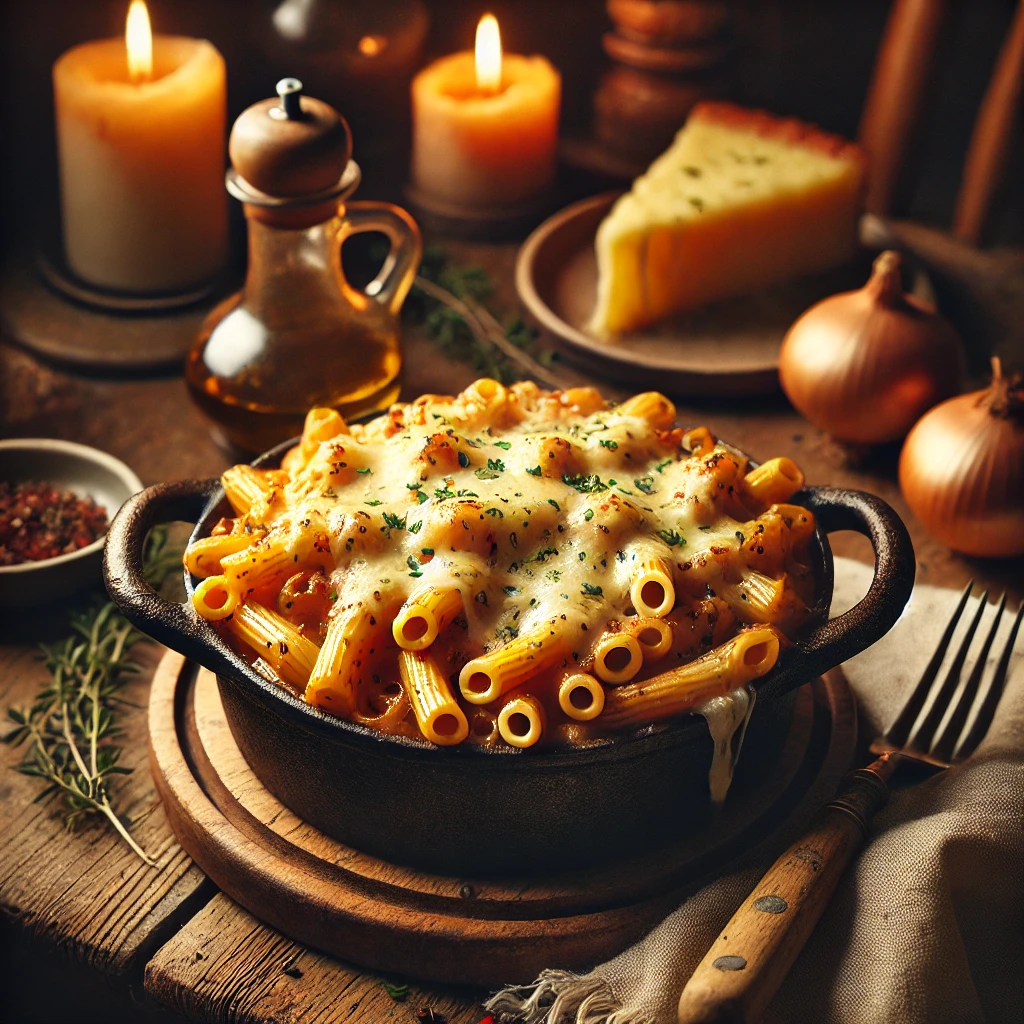 one-pot French onion pasta