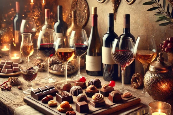 wine and chocolate pairing