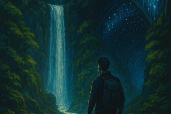 Chasing Waterfalls and Glowworms: Hidden Gems of NZ Nature waterfall