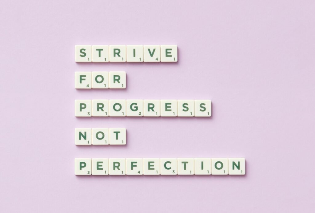 This Year, Choose Progress Over Perfection