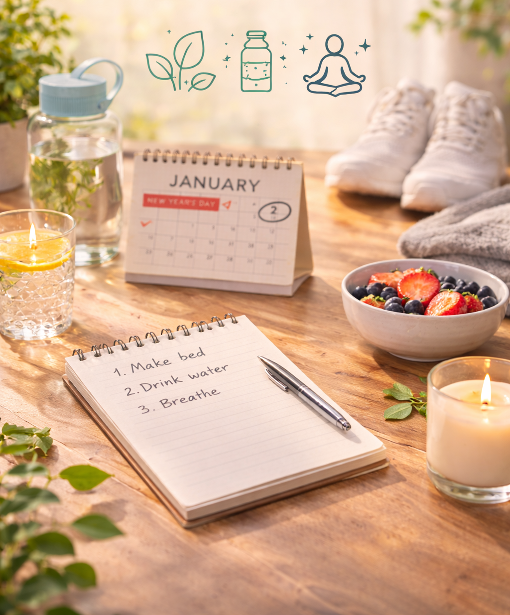 January 2 Productivity: Start Small, Stay Calm